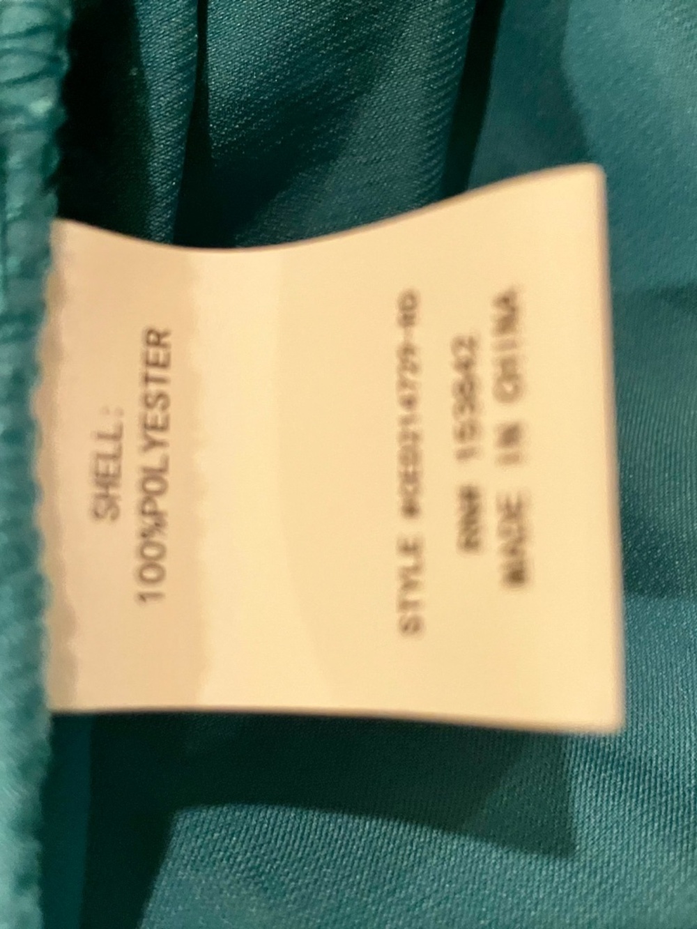 MELLODAY Ruffle Tiered Maxi Dress Teal Ruffle Sleeve Dress With Pockets - Picture 10 of 10